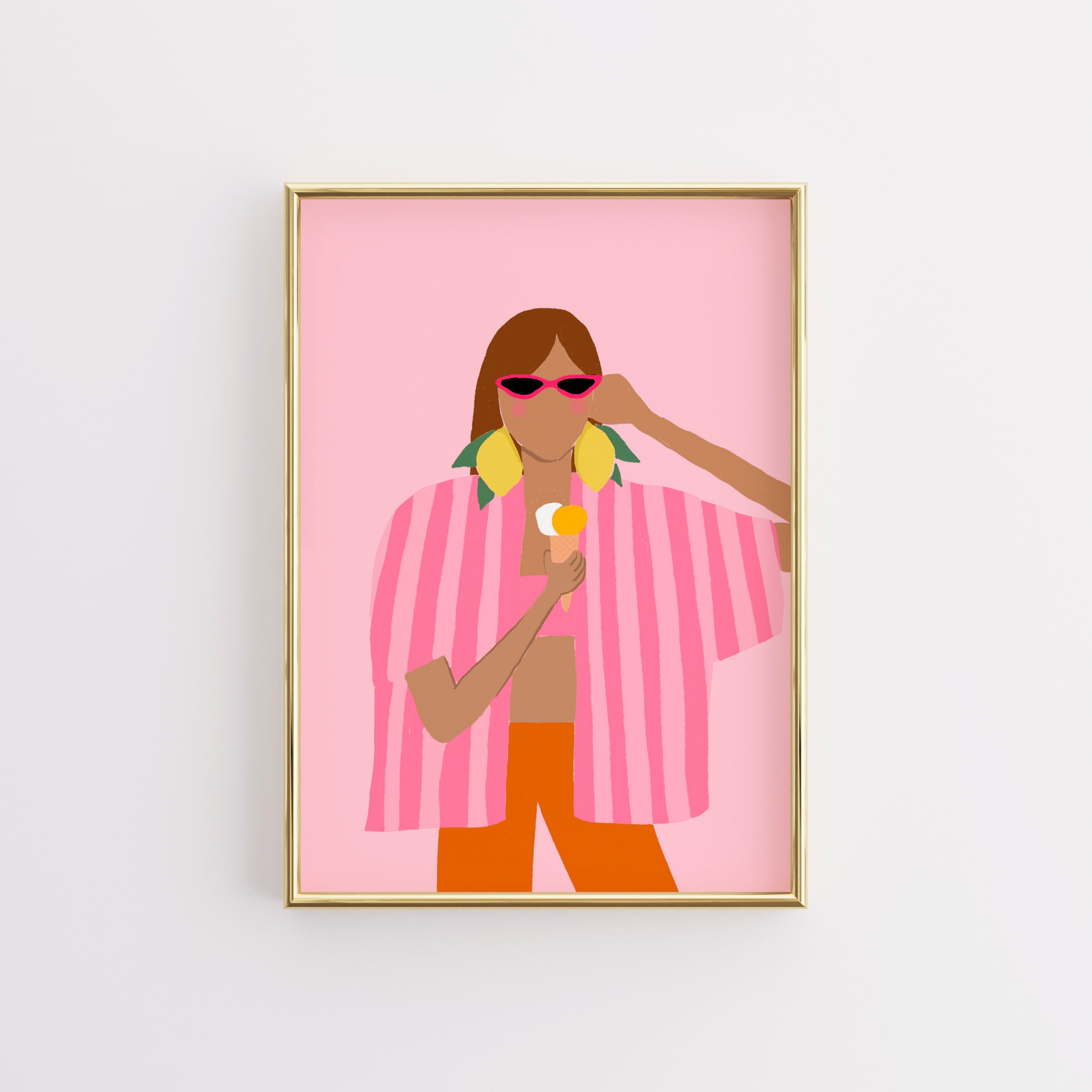 Stampa Limoncello – Citazione estiva italiana da parete