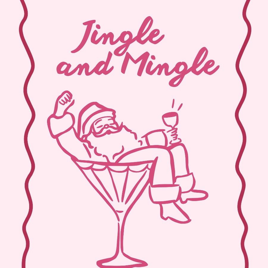 Jingle and Mingle – Stampa citazione per festa di Natale