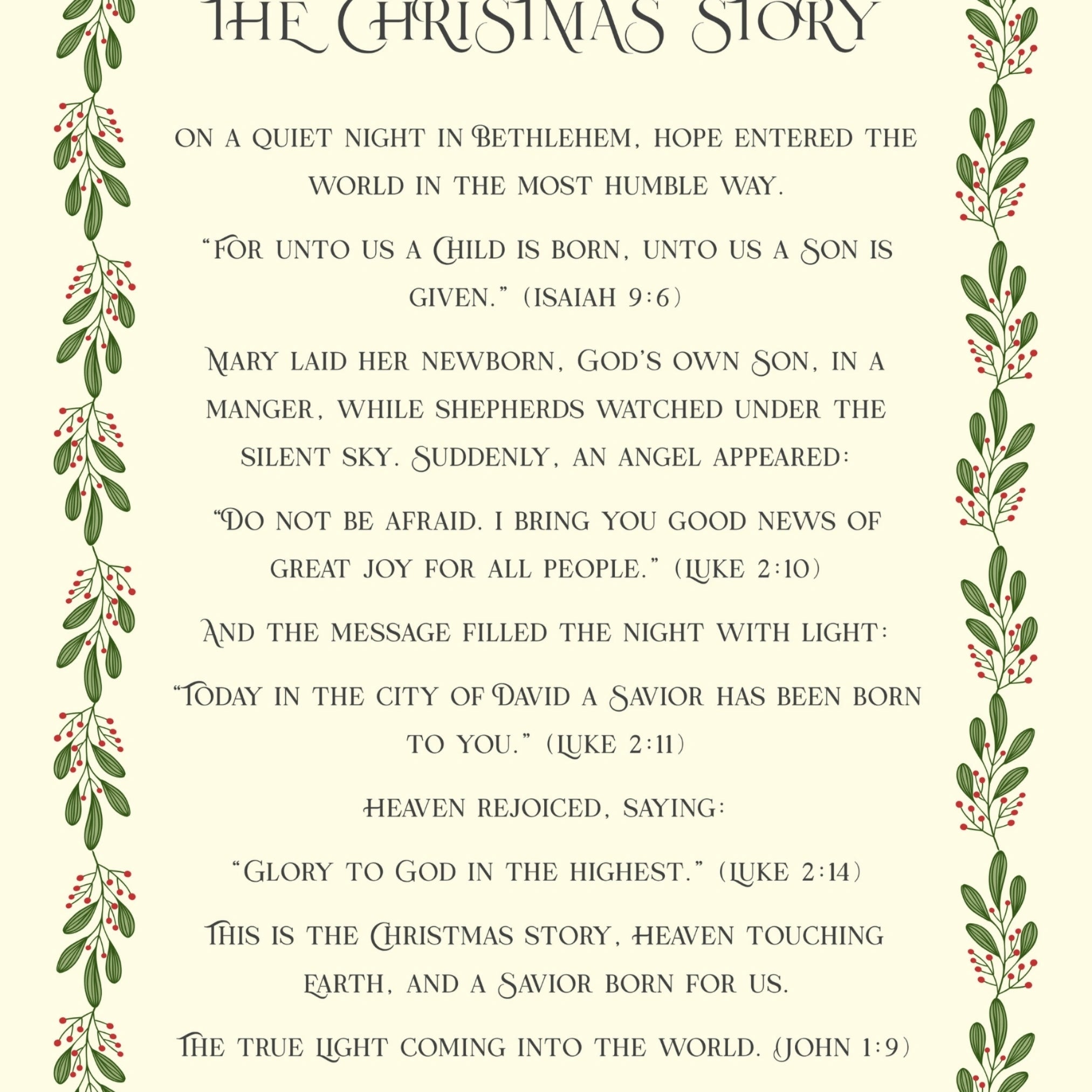 Illustrazione dell'albero dei versetti della Bibbia