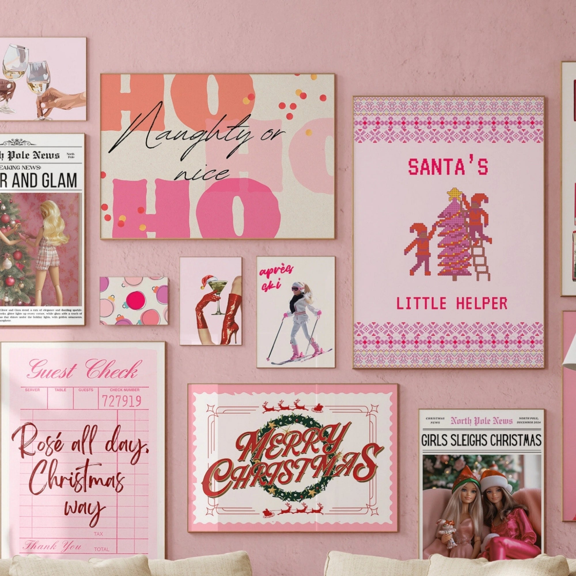 Natale rosa, oltre 300 stampe