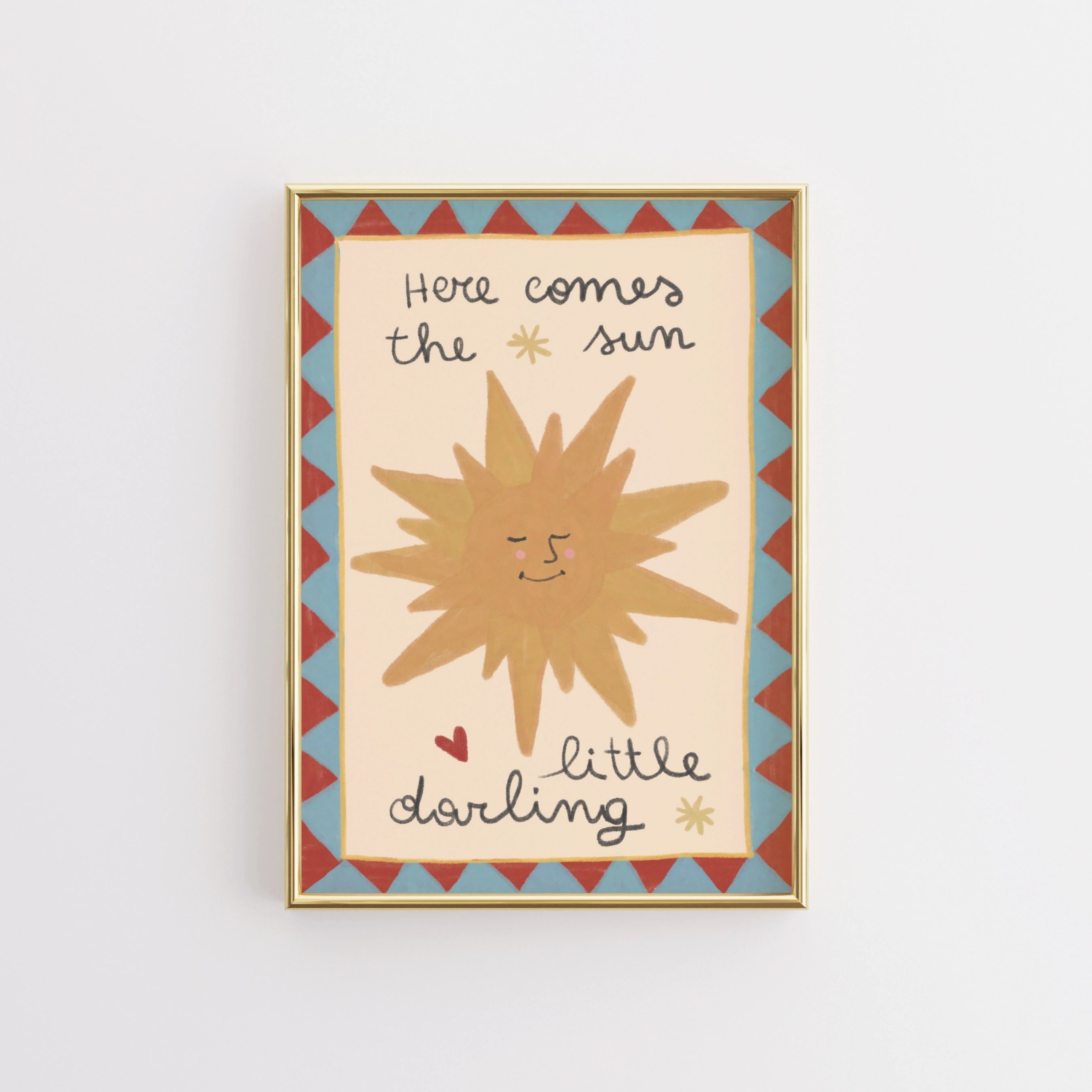 Decorazione per la cameretta del bambino con citazione positiva