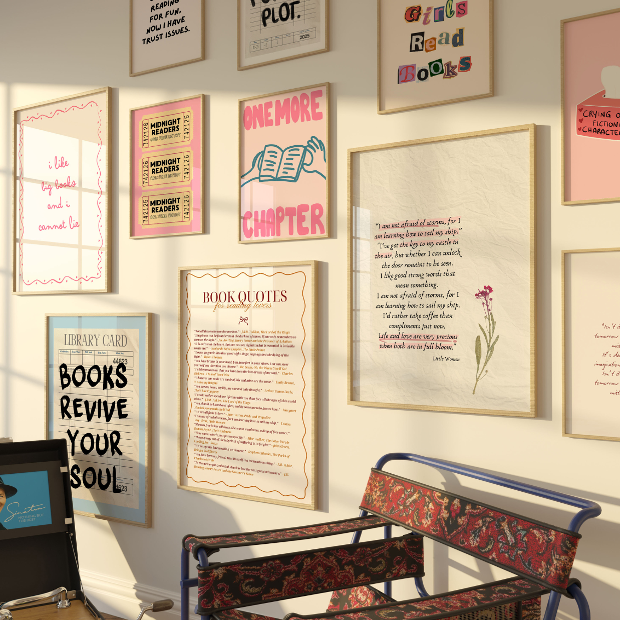 Decorazioni libresche fatte a mano, oltre 100 stampe