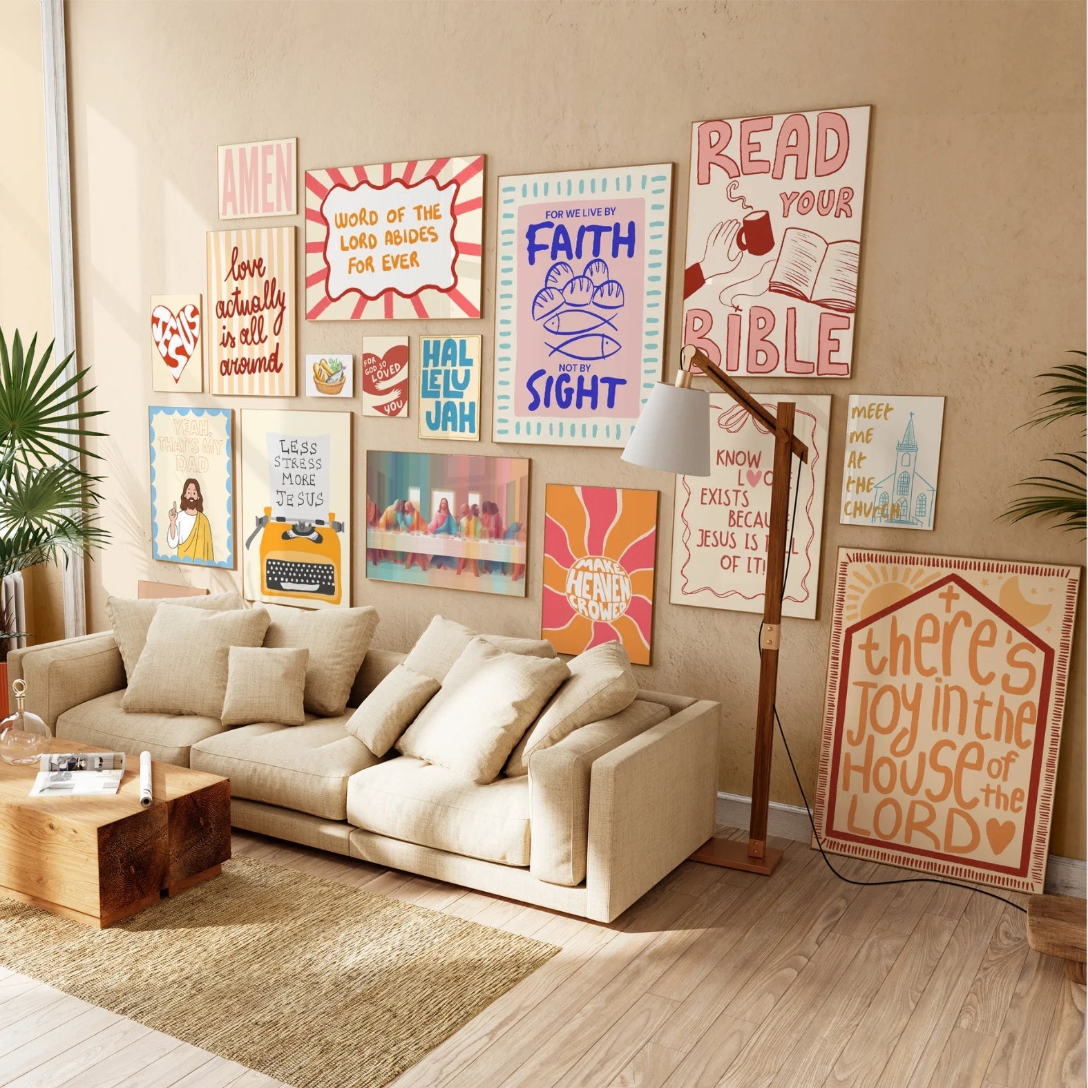 Decorazioni cristiane fatte a mano, oltre 250 stampe