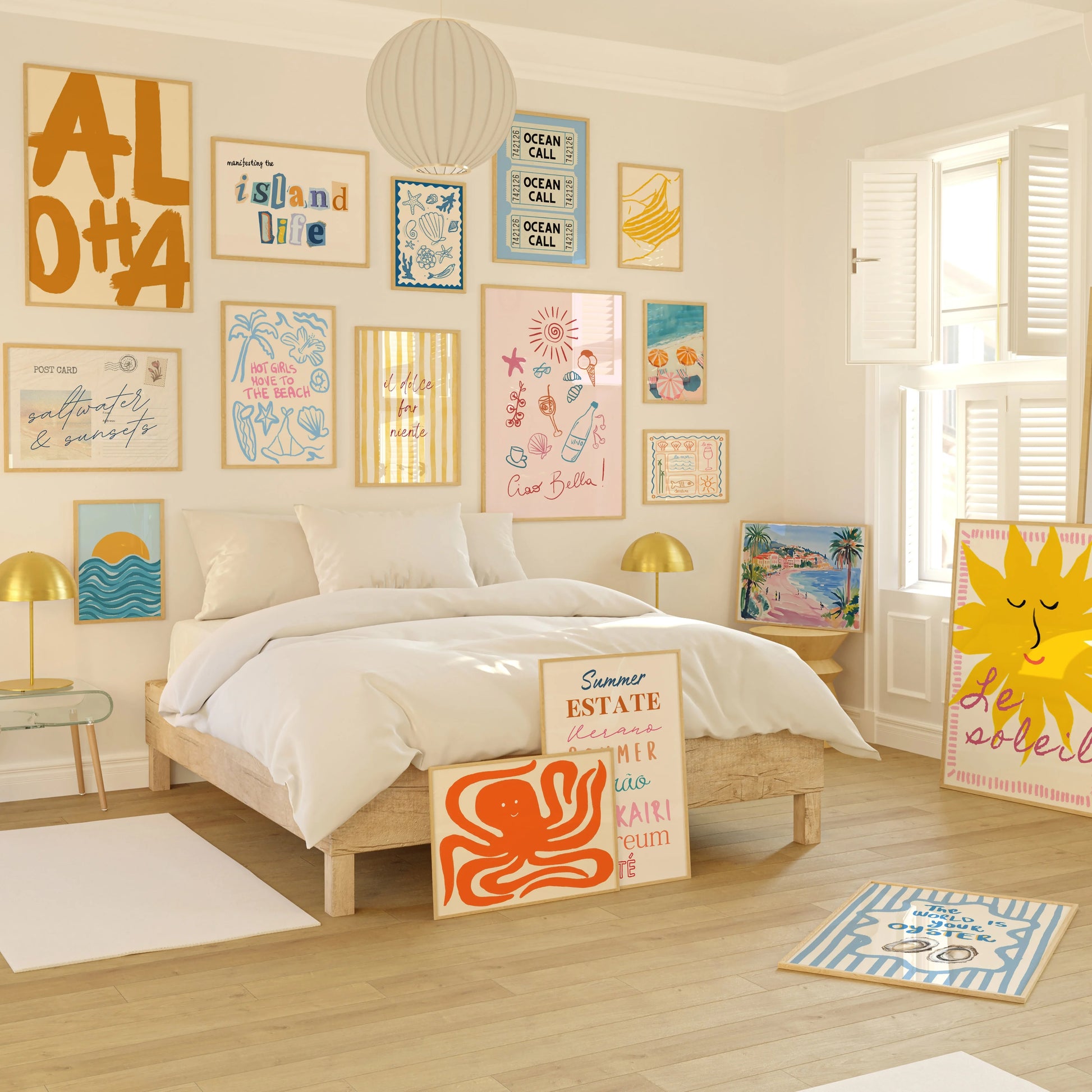 Collezione estiva fatta a mano, oltre 560 stampe