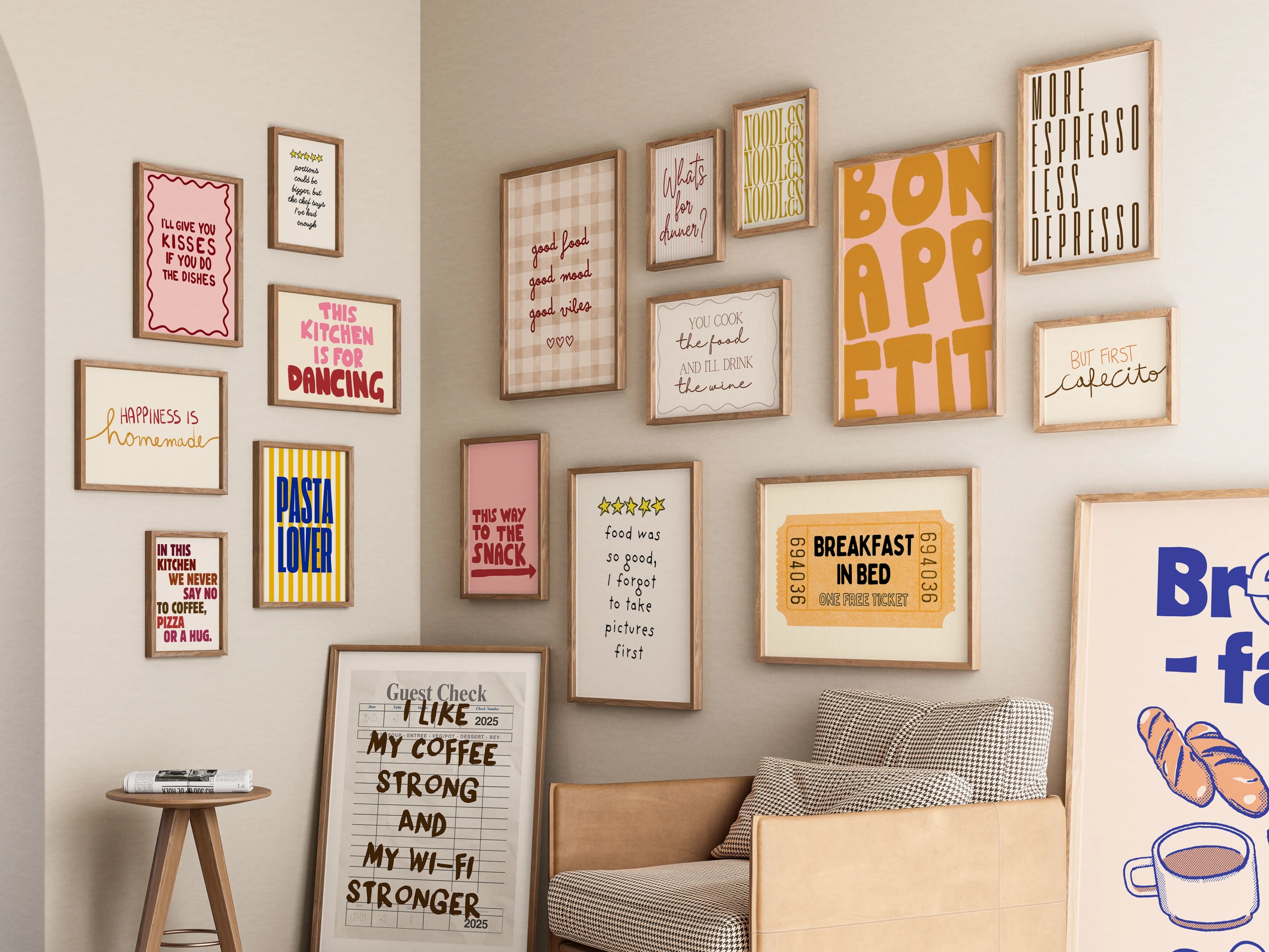 Decorazioni con citazioni fatte a mano, oltre 200 stampe