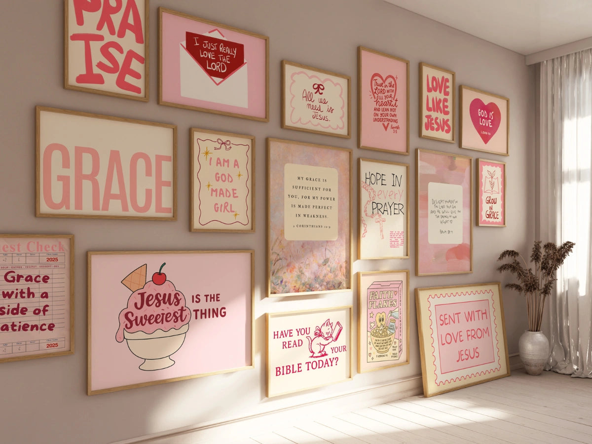 Decorazioni cristiane fatte a mano, oltre 550 stampe