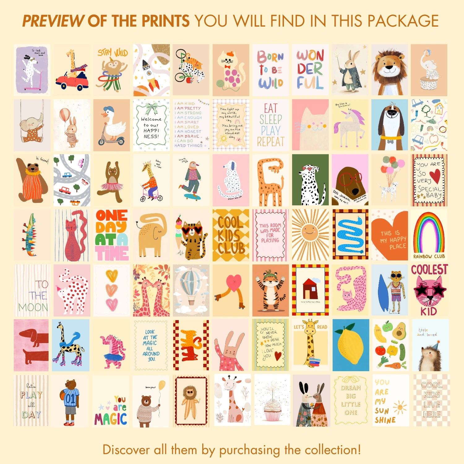 Asilo nido fatto a mano, oltre 120 stampe