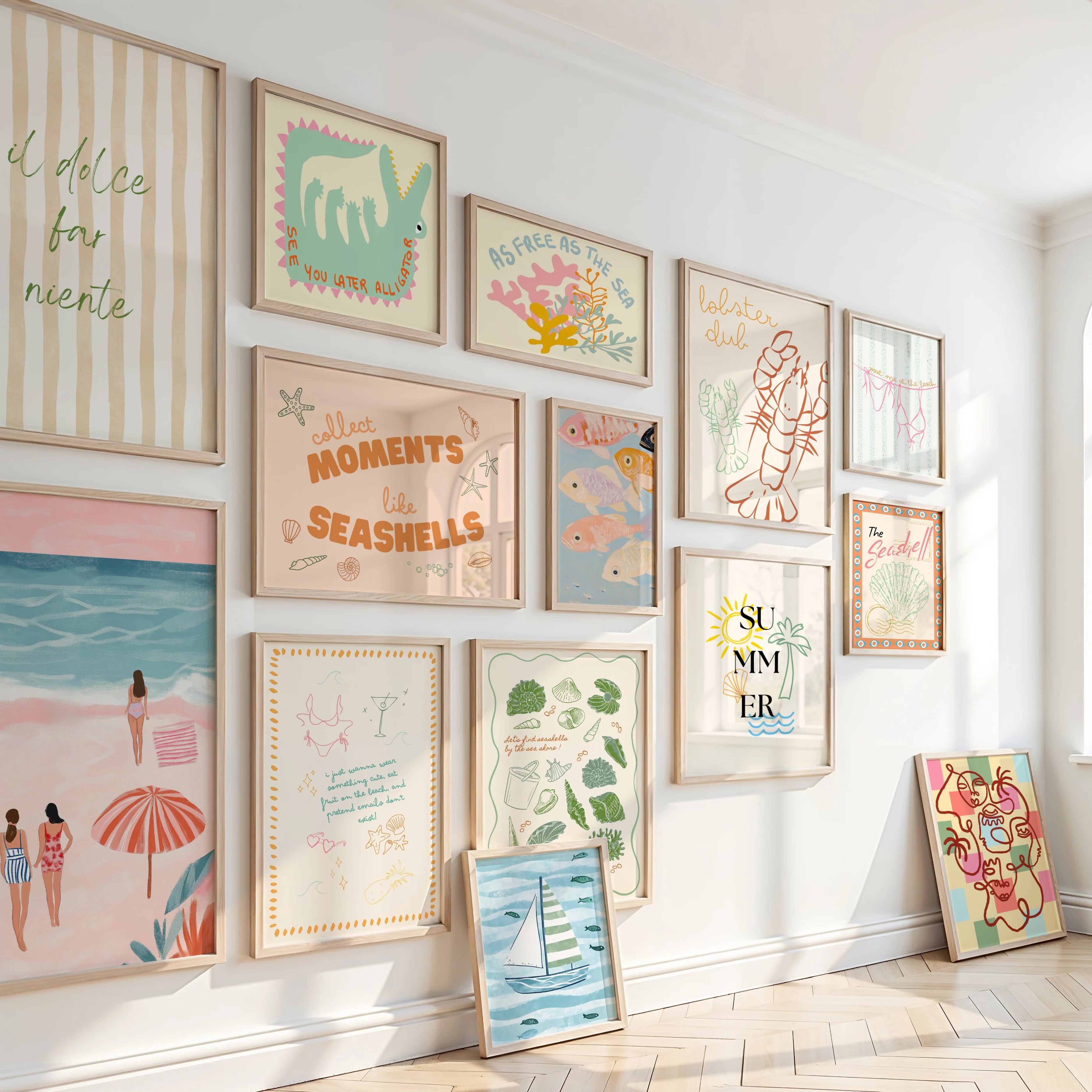 Collezione estiva fatta a mano, oltre 560 stampe