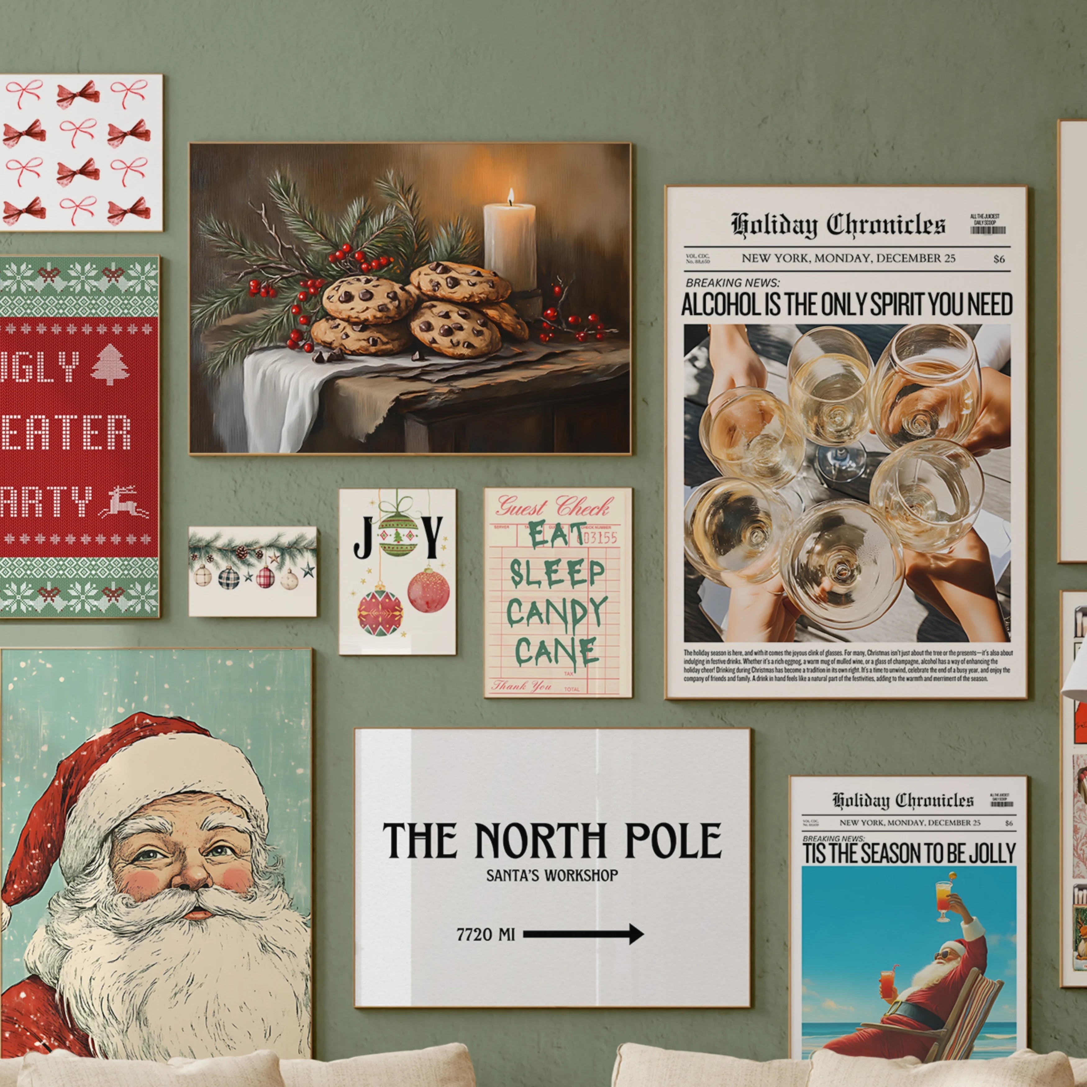 Natale alla moda, oltre 600 stampe