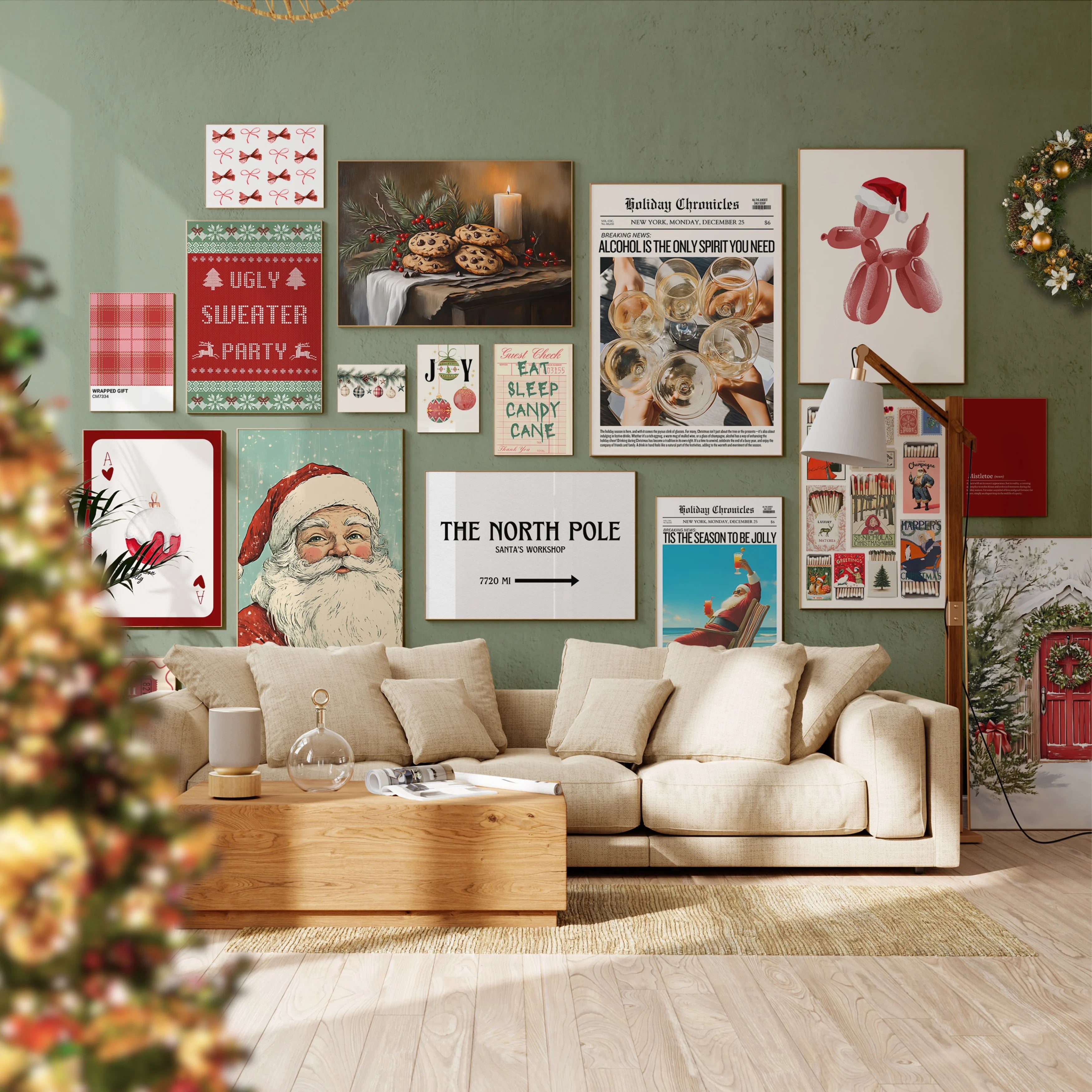 Natale alla moda, oltre 600 stampe